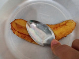 Pisang penyet coklat keju