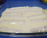 Foto del paso 7 de la receta Espárragos blancos gratinados con bechamel al horno