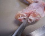 A picture of step 4 of Not to the Brim but...Stuffed Chicken Wing Gyoza.