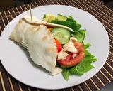 Foto del paso 4 de la receta: Wrap de pollo y verduras