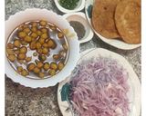 A picture of step 4 of Kathiyawari Choly Chat.