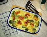 Csőben sült brokkoli-karfiol diétásan! recept fázis 3 fotója