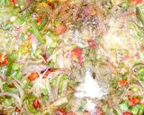 A picture of step 3 of Fried cous-cous.