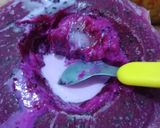 Foto langkah ke 2 dari resep Es Krim Buah Naga Simple.