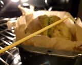 A picture of step 13 of Matcha Red Bean Pound Cake.