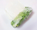 A picture of step 5 of Fresh Spring Rolls with Cheese & Cucumber Chikuwa.