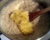 A picture of step 3 of Vickys Banana Porridge, GF DF EF SF NF.