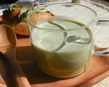 A picture of step 4 of Creamy Soy Milk Soup with Spring Broccoli.