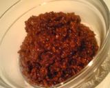 A picture of step 1 of Meat-miso Stuffed Taro Root Croquettes.