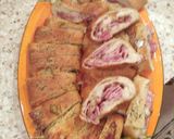 A picture of step 9 of LuBella's Family Size Stromboli.