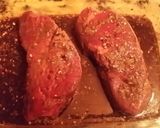 A picture of step 4 of Taisen's simple filet with onions.
