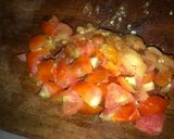 A picture of step 1 of Masala rice.