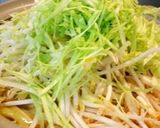 A picture of step 7 of Dan Dan Noodle Hot Pot with Lots of Cabbage and Bean Sprouts.