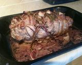 A picture of step 3 of Roast lamb with special gravy.