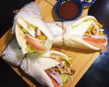 A picture of step 9 of Peri Peri Shawarma.