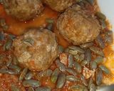 Une image de l'étape 4 de Flageolets aux boules de viande hachée.