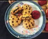 A picture of step 9 of Vanilla Heart Cookies & Nutella Stuffed Chocolate Chips Cookies.
