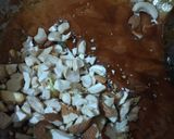 A picture of step 3 of Dry fruit rose petals chikki.