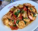 Foto langkah ke 4 dari resep Udang Goreng Mentega.