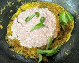 A picture of step 4 of Keema Bagara Baingan.