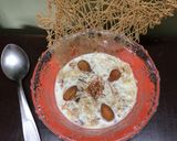 A picture of step 2 of Biranj(wheat sevo nu dudh).
