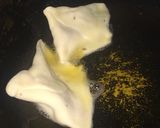 A picture of step 7 of Alu ka samosa.