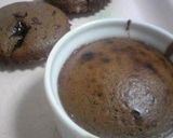 A picture of step 4 of Easy Molten Chocolate Cake.