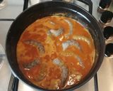 A picture of step 6 of Brothy rice with prawns and squid.