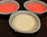 A picture of step 4 of Vanilla Christmas Layer Cake with Creamy Vanilla Buttercream Frosting.