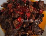 Foto langkah ke 5 dari resep Dendeng Balado basah.