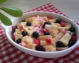 A picture of step 10 of Sweet Temptation! Microwaved Bread Pudding.