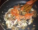 A picture of step 6 of Bhindi Fry.