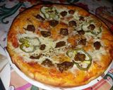 A picture of step 4 of Beef tikka pizza.