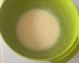 A picture of step 1 of Madeleines.