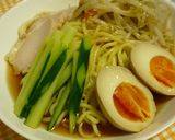 A picture of step 7 of Chilled (HIyashi) Ramen, Soy Sauce Flavored.