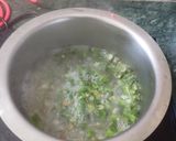 A picture of step 1 of String beans sabji.