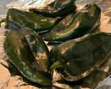 A picture of step 1 of Chiles en Rajas with Cream.