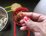A picture of step 2 of Dates Halwa.