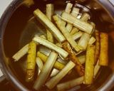 A picture of step 3 of For the New Year's Feast: Burdock Roots with Cashew Nuts.