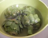 A picture of step 4 of Oven Roasted Artichokes.