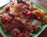 A picture of step 3 of Unstuffed Cabbage Roll.