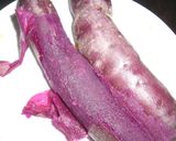 A picture of step 1 of Purple Yam Cream.