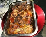 Foto del paso 6 de la receta: Carnes mixtas horneadas en salsa barbiquiu casera