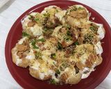 A picture of step 5 of Dahi Puri Chat.