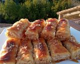 صورة لخطوة 4 من وصفة بقلاوة تركية 🇹🇷 معسلة 🍯 بعجينة الفيلو