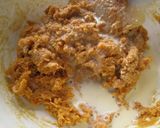 A picture of step 3 of Peanut Butter Carrot Cake.