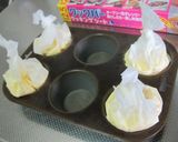 A picture of step 6 of White Peach Rice Flour Cake Made in the Microwave.