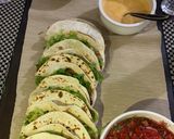 A picture of step 6 of Soft shell Tacos🌮.