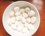 Hình bước làm 3 của món Há cảo trứng hẹ