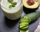 Une image de l'étape 7 de 🥒 smoothie 🧋concombre 🥒 🥑 avocat 🥑 chia🍁.